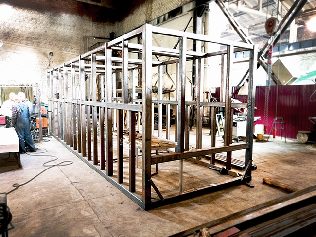 Каркас отстойника для водоочистки Каркас отстойника для водоочистки